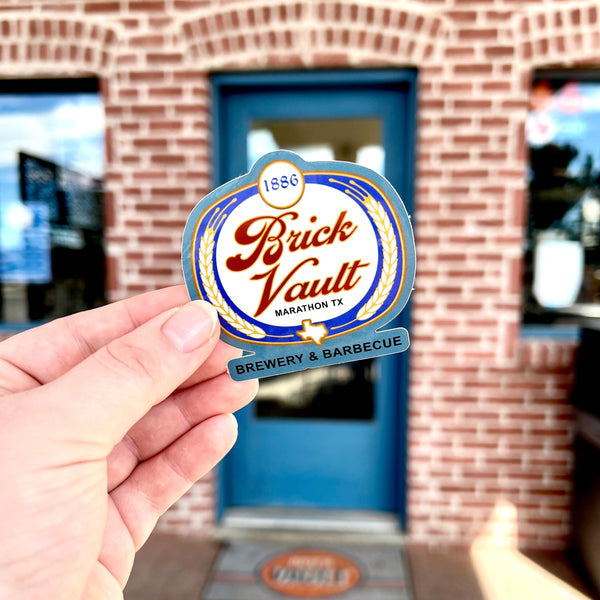 Brick Vault Sticker, Classic