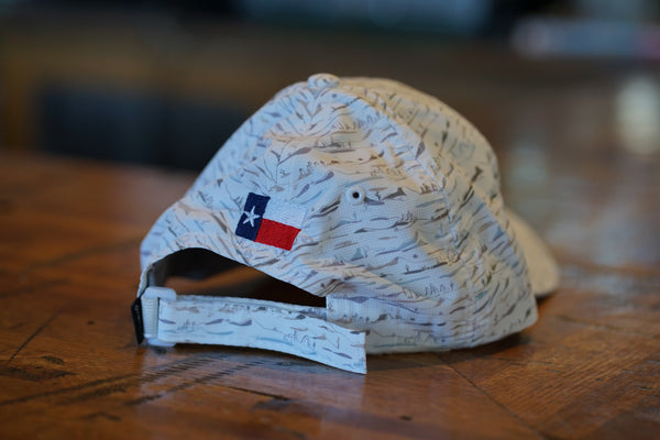 Brick Vault Hat, White Patterned